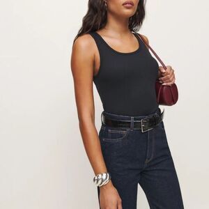 🪦 Reformation Eco Olivia Black Tank Size XS (3 for 30 bundle)